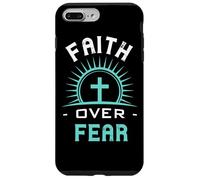 Faith Over Fear Ocean - Christian Devotional Scripture Verse Case for iPhone 7 Plus/8 Plus