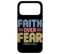 Faith Over Fear Psalm 118:6 Christian Retro Worship God Case for iPhone 17 Pro Max