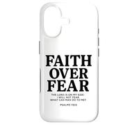 Faith Over Fear Psalms 118.6 Bible Verse Quote Christian Case for iPhone 17