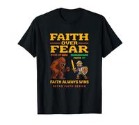 Faith Over Fear Retro T-Shirt