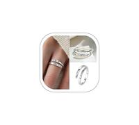 Faith Over Fear Silver Plated Hug Ring Finger Band Open Adjustable Ring, Personality Encouragement Jewerly for Women, Valentine Gifts for Him Her