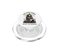 Faith Over Fear Templar Knight Sword Defeat Darkness Armor PopSockets PopGrip for MagSafe