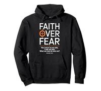 Faith Over Fear The Lord Is On My Side Christian Apparel Pullover Hoodie