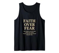 Faith Over Fear The Lord is On My Side Psalm 118 6 Scripture Tank Top