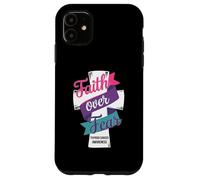 Faith Over Fear Thyroid Cancer Awareness Case for iPhone 11