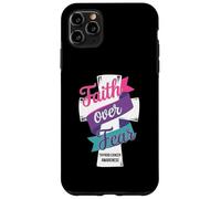Faith Over Fear Thyroid Cancer Awareness Case for iPhone 11 Pro Max