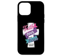 Faith Over Fear Thyroid Cancer Awareness Case for iPhone 12 mini