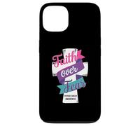 Faith Over Fear Thyroid Cancer Awareness Case for iPhone 13