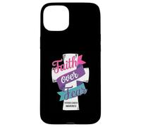 Faith Over Fear Thyroid Cancer Awareness Case for iPhone 15 Plus