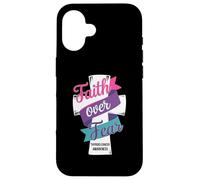 Faith Over Fear Thyroid Cancer Awareness Case for iPhone 16
