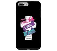 Faith Over Fear Thyroid Cancer Awareness Case for iPhone 7 Plus/8 Plus