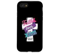 Faith Over Fear Thyroid Cancer Awareness Case for iPhone SE (2020) / 7/8