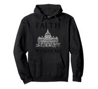 Faith Over Fear - Vatican Christian Religious Faithful Vatican V3A Pullover Hoodie