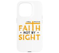 Faith Over Fear Walk In Faith Not In Fear GOD Bless Us Case for iPhone 15 Pro