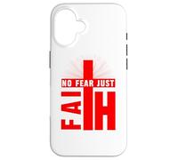Faith Over Fear Walk In Faith Not In Fear GOD Bless Us Case for iPhone 16
