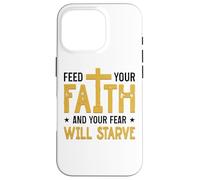 Faith Over Fear Walk In Faith Not In Fear GOD Bless Us Case for iPhone 16 Pro