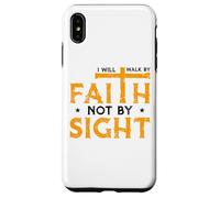 Faith Over Fear Walk In Faith Not In Fear GOD Bless Us Case for iPhone XS Max