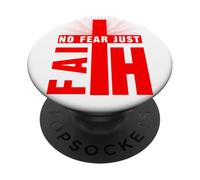 Faith Over Fear Walk In Faith Not In Fear GOD Bless Us PopSockets Adhesive PopGrip