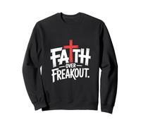 Faith Over Freakout Bible Prayer Jesus Sweatshirt