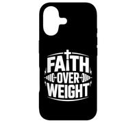 Faith Over Weight Christian Gym Fitness Case for iPhone 17