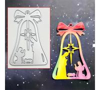 Faith Pendant Metal Die Cuts, Cutting Dies for Card Making Clearance, Embossing Dies for Scrapbooking