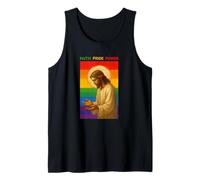 Faith Pride Power LGBTQ Celebration Acceptance Christian Tank Top