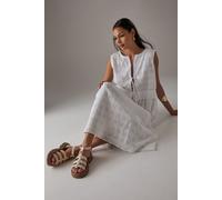Faith: Rosie Faux Leather Strappy T-Bar Chunky Sandals Faith Beige 7
