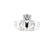 Faith Sterling Silver Sterling Silver Plain Claddagh Ring