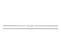 Faith Sterling Silver Sterling Silver Round Snake Chain 16 inch 4.6g