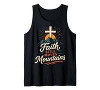 Faith Still Moves Mountains Matthew 17:20 Christian Bible Tank Top