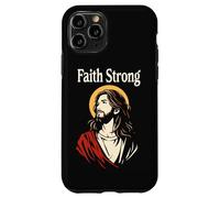Faith Strong Jesus Christ Vintage Christian Bible Prayer Case for iPhone 11 Pro