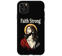 Faith Strong Jesus Christ Vintage Christian Bible Prayer Case for iPhone 11 Pro Max
