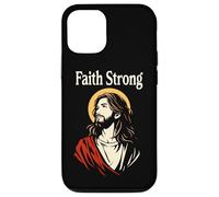 Faith Strong Jesus Christ Vintage Christian Bible Prayer Case for iPhone 12/12 Pro