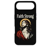 Faith Strong Jesus Christ Vintage Christian Bible Prayer Case for iPhone Air