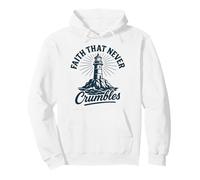 Faith That Never Crumbles Christian Prayer Group Design Pullover Hoodie