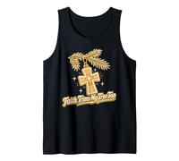 Faith Trims My Tree Too Christian Christmas Tank Top