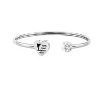 Faith Trust and Pixie Dust Charm Bracelet (cuff)