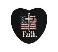 Faith U.S. Flag Automotive Air Fresheners Mirror Aromatherapy Tablets Ornament Car Fragrance Scented Cards Love form