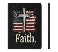 Faith U.S. Flag Funny Tablet Case Compatible with IPAD Pro 2020 （11in）/2020 （10.2in）/2020 AIR 4 （10.9in）/Pro 2021 （11in）/Air4/Air5 （10.9in） Personality Protective Cover with Pen Slot