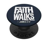 Faith Walks James 2:17 PopSockets Adhesive PopGrip