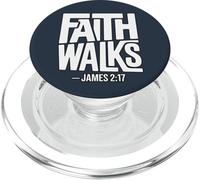 Faith Walks James 2:17 PopSockets PopGrip for MagSafe