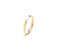 Faith Wedding Rings 9ct Flat Court Medium Weight 1.64g 2mm Ring (All Sizes Available To Order and Also Available in White Gold and Rose Gold)