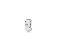 Faith Wedding Rings Argentium Brushed Centre Flat Court 5mm Wedding Ring (All Sizes Available To Order)