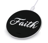 Faith Wireless Charger 10W Fast Cell Phone Charging Compact Plastic Charging Pad