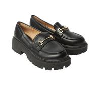 Faith Womens/Ladies Nola Snaffle Detail Chunky Heel Loafers DP6220
