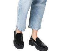 Faith Womens/Ladies Nora Snaffle Detail Square Toe Loafers DP5606