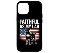 Faithful As My Lab American Flag Labrador Pride Case for iPhone 12/12 Pro