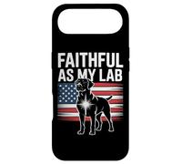 Faithful As My Lab American Flag Labrador Pride Case for iPhone Air