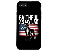 Faithful As My Lab American Flag Labrador Pride Case for iPhone SE (2020) / 7/8