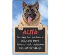 Faithful Friends AKITA 3D SIGN